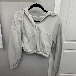 AloYoga Women's Cream Hoodie